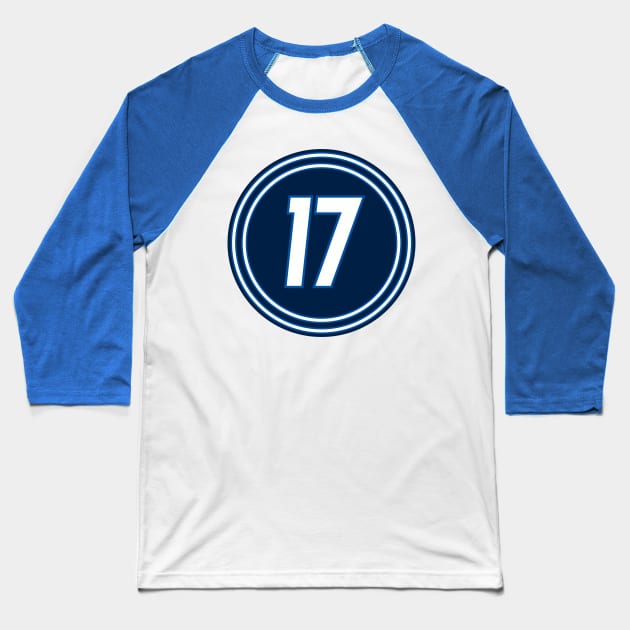Adam Lowry Number 17 Jersey Winnipeg Jets Inspired Baseball T-Shirt by naesha stores